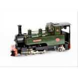 A Convertible Gauge O/1 live-steam radio-controlled Kerr-Stuart 0-6-2 Tank Locomotive 'Spartacus' by