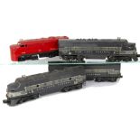 Lionel 0 Gauge 3-rail electric F7 Diesel Locomotives, comprising 'full-size' A units no 2333, each