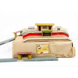 Stations and Other O Gauge Wooden Accessories by British Makers, including a fine boxed island