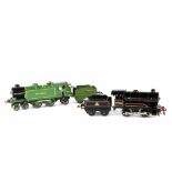 Freelance and Hornby 0 Gauge Locomotives and Tenders, a home-made tinplate body finished in SR