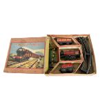 An Uncommon 'British Express' (made by Hornby) O Gauge clockwork Set No 3, circa 1932-1934,