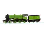 A Finescale O Gauge Kit-built electric ex-GER Class B12 4-6-0 Locomotive and Tender, neatly made
