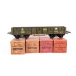 Boxed Hornby O Gauge No 2 'High Capacity' Freight Stock, comprising NE Brick Wagon, VG, box dated