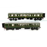 A Scratchbuilt 0 Gauge 3-rail electric 2-car BR 'Derby Lightweight' Diesel Multiple Unit,