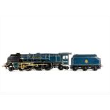 A Scratch-built 0 Gauge 3-rail electric ex-LMS 'Duchess' Class 4-6-2 Locomotive and Tender, with