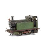 A Gauge 1 live-steam 0-4-0 Tank Locomotive, apparently scratchbuilt to slightly narrow-gauge