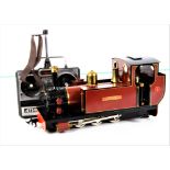 A Freelance G Gauge set to 45mm radio-controlled gas-fired live-steam 0-6-0 Tank Locomotive '