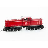 An LGB G Gauge 23510 Digital and Analogue Diesel Locomotive with sound, DB red V52 901 analogue with
