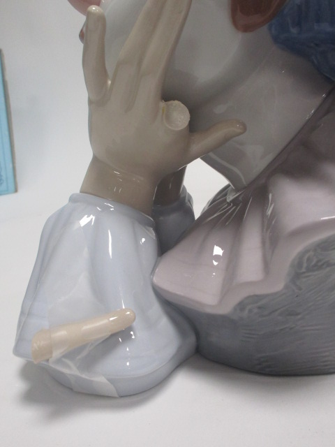 A Lladro 'Clown Head' bust, no.5129, height 32 cm, AF in the original box - Image 3 of 5