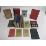 Fifteen books relating to military subjects, including 'Gas!, The Story of The Special Brigade', 'At