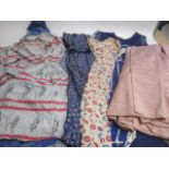 A collection of ladies vintage dresses, handmade and shop bought examples including a Stamp-Taylor