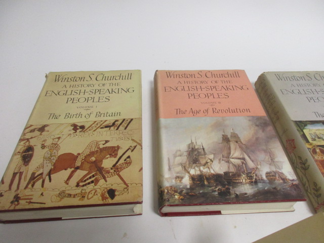 Four volumes of Winston S. Churchill 'A History of English-Speaking Peoples', published by Cassell & - Image 5 of 5