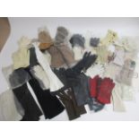 A large collection of ladies gloves, including a pair by Cornelia James and the C.W.S. Glove