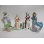 Two Royal Doulton Shakespeare figures, consisting of 'Juliet' HN3453 no.620/5000 and 'Ophella'