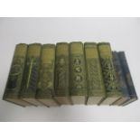 Seven volumes of the 'Myth and Legend in Literature and Art' series, published by The Gresham