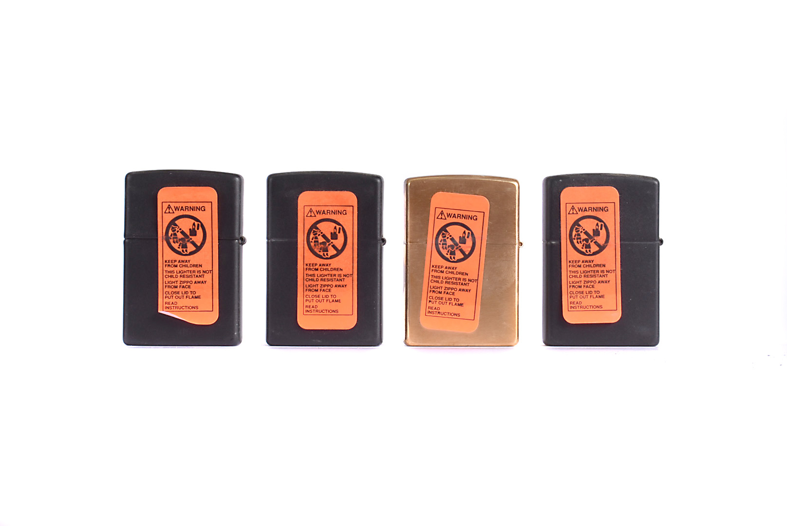 Set of Four Camel Zippo Lighters from the Exotic Blend Collection, dated 2000, comprising Crema, - Image 2 of 2