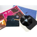 Pink Floyd LP, Dark Side of the Moon LP - UK 1973 First Press with Solid Blue Triangle Labels -