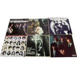 Rolling Stones LPs / Box Set, ten albums and a box set comprising The Great Years (4 LP Box Set),