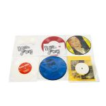 David Bowie Coloured Vinyl, nine 7" records of Press Conferences involving David Bowie, all being