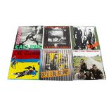 Clash LPs, six albums comprising The Clash (UK Original), Give Em Enough Rope (Portugal), London