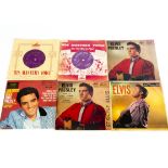 Elvis Presley EPs / 7" Singles, eleven EPs and two 7" Singles including Love Me Tender 7" (HMV