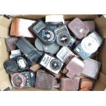 A Tray of Light Meters, manufacturers including Weston, Kalimar, other models, 40 plus