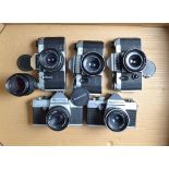 Praktica Cameras, a Praktica Super TL1000, with 50mm 2.8 lens, Super TL, with 50mm f/2.8 lens, Nova,