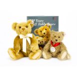 Two Steiff limited edition teddy bears: Teddy Bear with Book entitled ‘100 Years of Steiff Teddy