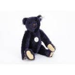 A Steiff limited edition dark blue Teddy Bear 1909, 3720 of 7000, in original box with