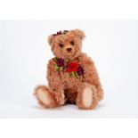 A Steiff limited edition Marianne Meisel teddy bear, 1712 for 2007, in original bag with