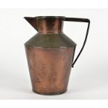 A 19th Century copper jug, height 23.5cm