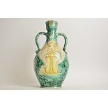 Monogrammed RB Ruth Bare Della Robbia Pottery (Birkenhead 1894-1906), a twin handled vase of ovoid