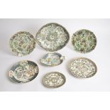 A quantity of 19th and 20th Century Chinese export ceramics, to include a pair of plates in the