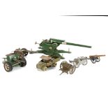 A selection of guns and accessories by Britains and Astra and other, etc Beetle Lorry, 4.7inch Naval