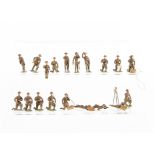 Heyde 52mm (size 2) British WW1 Infantry support figures including signals team with telemetry