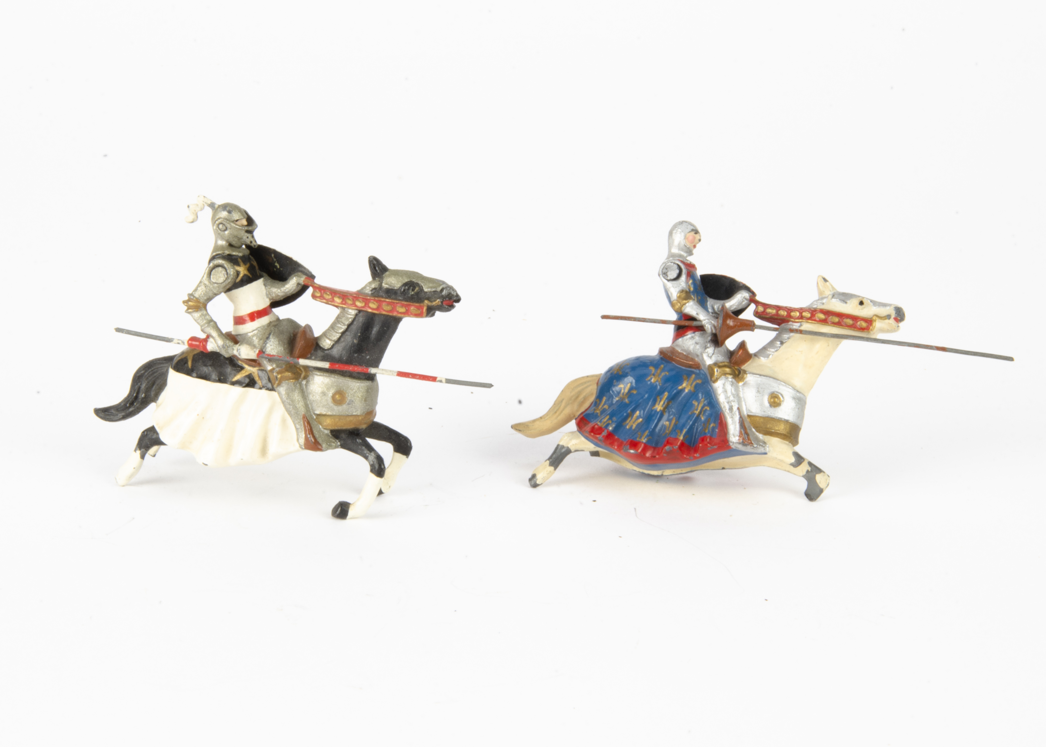 Richard Courtenay M2 mounted knights (2), the Duke of Bourbon and one other, both F (2),