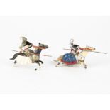 Richard Courtenay M2 mounted knights (2), the Duke of Bourbon and one other, both F (2),