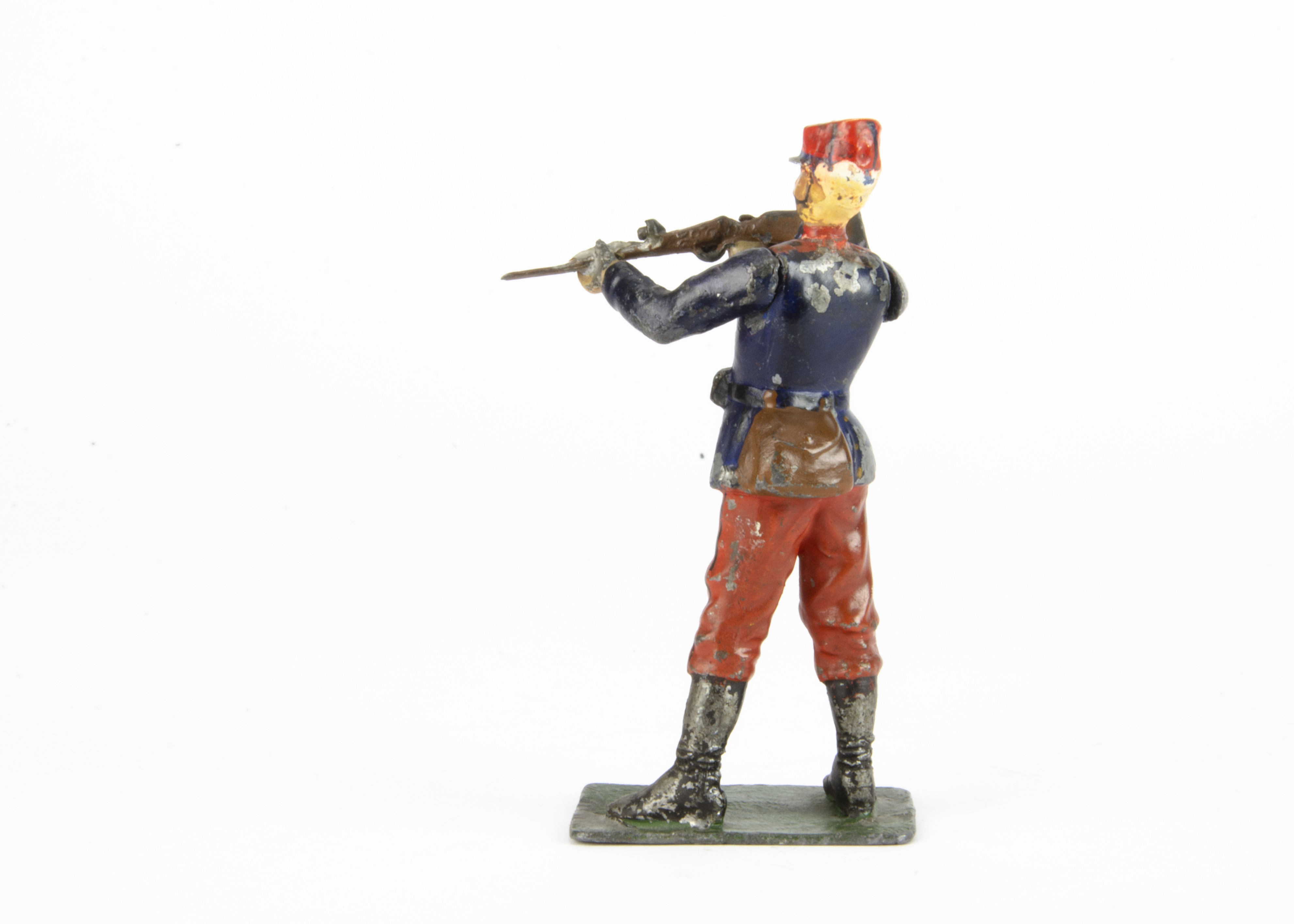 Heyde 116mm high shooting figure of a 19th Century French infantryman, not working, head seems to be - Image 2 of 2