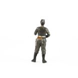 115mm high Heyde figure of a 19th Century American infantryman, missing rifle, otherwise G