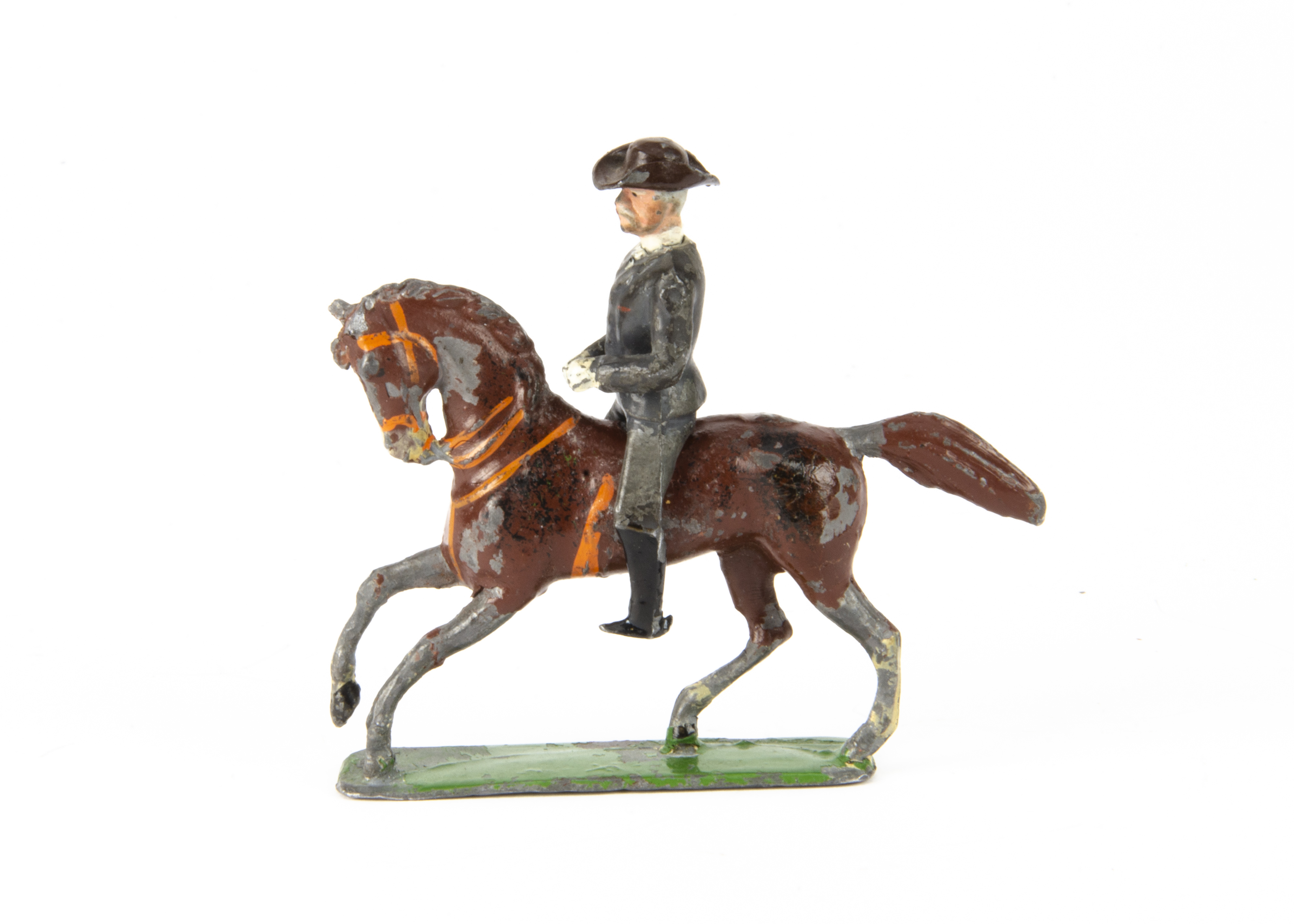 Noris mounted 50mm scale possible Boer War Personality figure in slouch hat, no separate accessories - Image 2 of 2