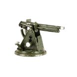 Britains loose 4.5 inch Anti-Aircraft Gun from set 1522, elevation and traverse working, though