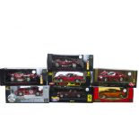 1:18 Scale Ferrari, seven boxed examples comprising, Hotwheels AB9183WH 250 GT, Eagle's Race