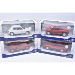 Solido 1:18 Scale French and Italian Cars, four boxed models S1801302 Renault 5 Turbo red 1981,