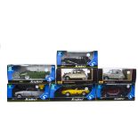 1:18 Scale Solido and Maisto Vintage Cars, seven boxed models comprising Solido 8018 Ferrari 365