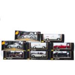 1:18 Scale Vintage Mercedes Benz by Maisto, a boxed group of eight comprising, Premier Edition 36898