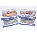 1:18 Scale Solido Rally Models, four boxed examples, S1800802 Subaru Impreza Montecarlo 1995,