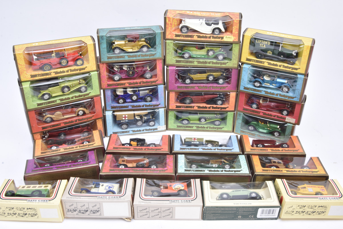 Matchbox Models of Yesteryear and Lledo Days Gone, a boxed collection of vintage private and