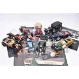 Franklin Mint 1:24 Scale Vintage Cars, an unboxed group comprising Al Capone's Armoured Cadillac,