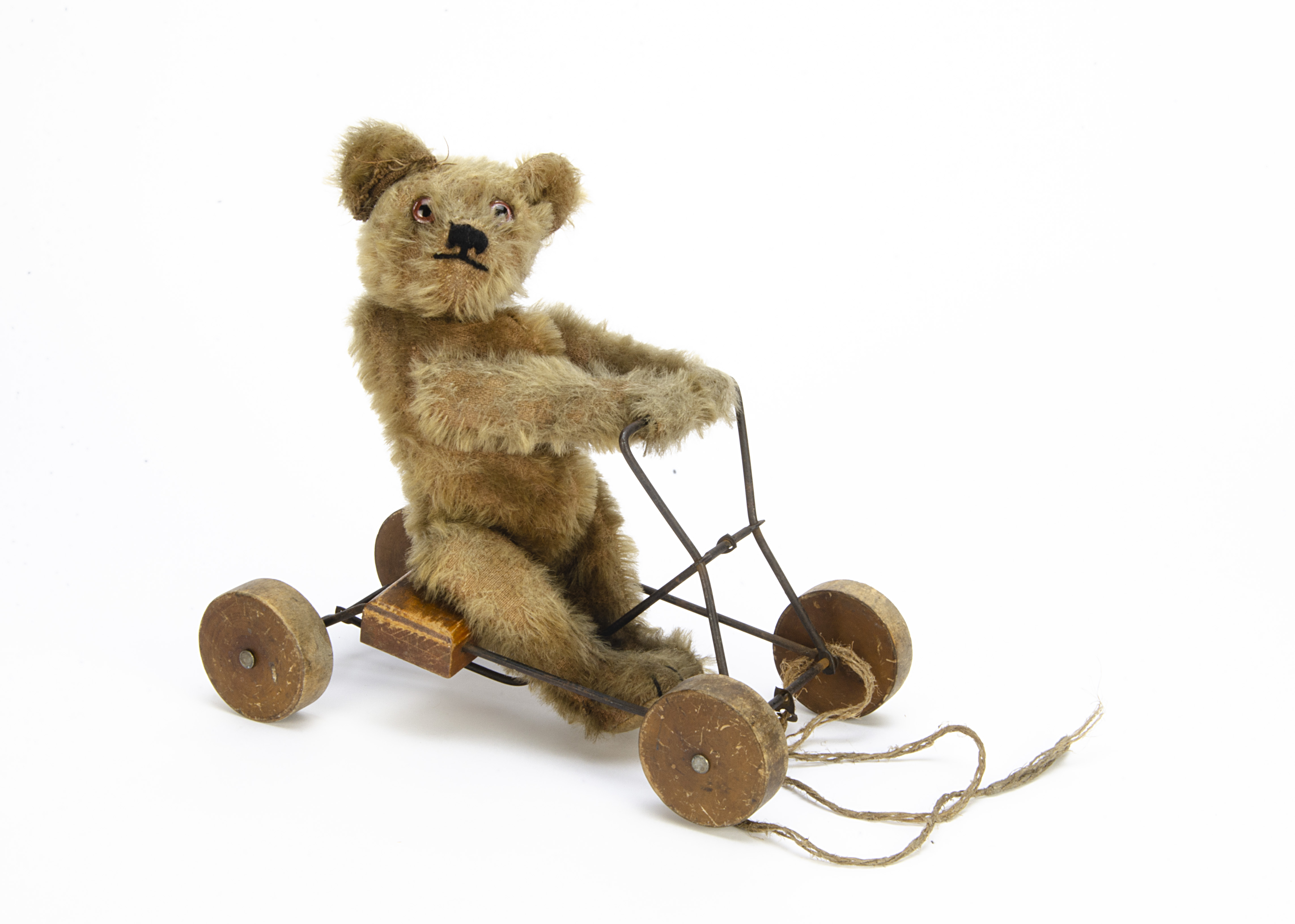 Bear Coaster a rare British United Toy Manufacturing Co Ltd Omega teddy bear coaster circa 1915, - Image 2 of 5