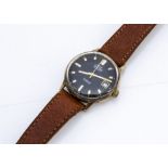 A c1960s Systema automatic gentleman's wristwatch, 33mm gold plated case with stainless steel back